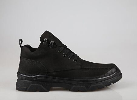 King West 24020 Siyah Nubuk Erkek Bot