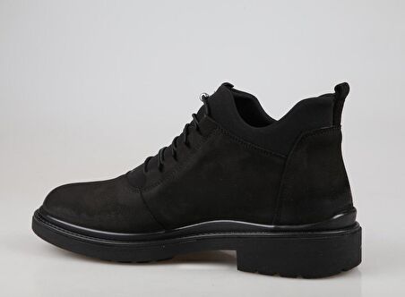 King West 24036 Siyah Suet Erkek Bot