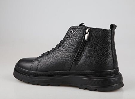 MARCOMEN 18410 Hakiki Deri Siyah Erkek Bot