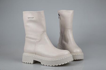 Pierre Cardin 52419 Krem Kadın Bot