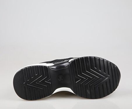 GUJA 24y300-8 Dolgu Topuk Siyah Kadın Sneakers