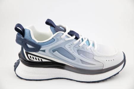 Pierre Cardin PCI-10106 Beyaz Mavi Unisex Sneakers