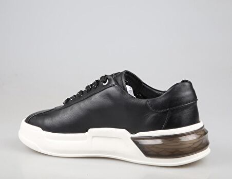 MARCOMEN 19179 Hakiki Deri Siyah Erkek Günlük Ayakkabı