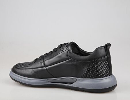 MARCOMEN 19537 Hakiki Deri Siyah Erkek Günlük Ayakkabı