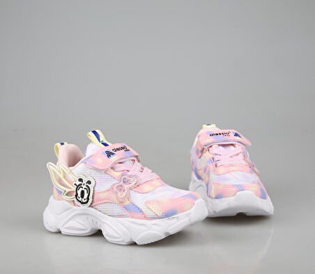 Marka Sesi 34 Pembe Beyaz Çocuk Sneakers