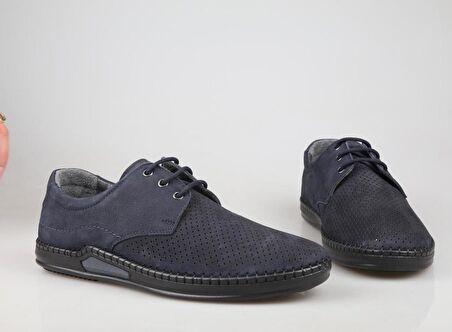 KOMCERO 4y1030 Hakiki Deri Laci Nubuk Erkek Günlük Ayakkabı