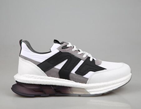 MARCOMEN 19507 Hakiki Deri Beyaz Erkek Günlük Ayakkabı