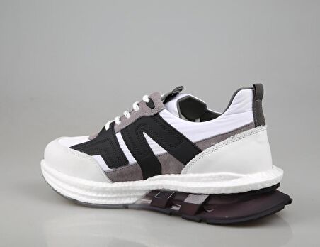 MARCOMEN 19507 Hakiki Deri Beyaz Erkek Günlük Ayakkabı