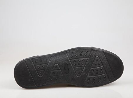 KOMCERO 4y1045 Hakiki Deri Siyah Erkek Günlük Ayakkabı