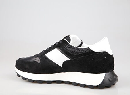 KOMCERO 4y2008 Hakiki Deri Siyah Erkek Günlük Ayakkabı