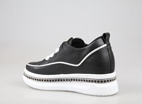 pm128 k087 Siyah Kadın Sneakers