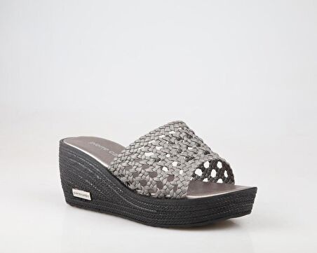 Pierre Cardin Pc-3530 Ortopedik Platin Kadın Terlik