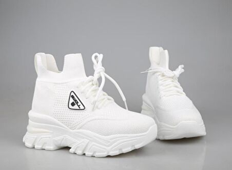 Ewoll 241-1007 Beyaz Kadın Sneakers