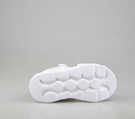 100h Işıklı Beyaz Çocuk Sandalet