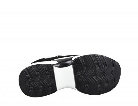 GUJA 24k300-2 Dolgu Topuk Siyah Kadın Sneakers