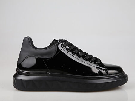 MARCOMEN 19369 Hakiki Deri Siyah Rugan Erkek Günlük Ayakkabı