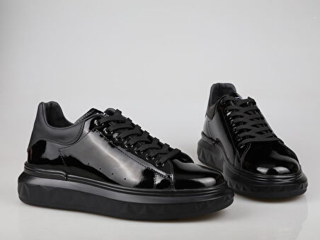 MARCOMEN 19369 Hakiki Deri Siyah Rugan Erkek Günlük Ayakkabı