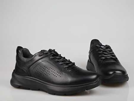 MARCOMEN 20170 Hakiki Deri Siyah Erkek Günlük Ayakkabı