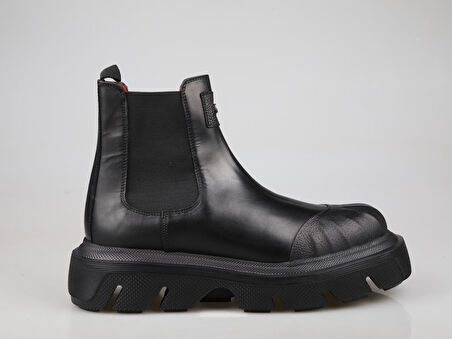 MARCOMEN 20322 Hakiki Deri Siyah Nubuk Erkek Günlük Ayakkabı