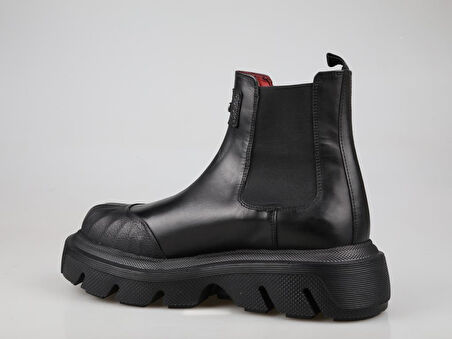 MARCOMEN 20322 Hakiki Deri Siyah Nubuk Erkek Günlük Ayakkabı