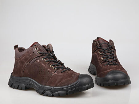 MARCOMEN 14287 Scootland Hakiki Deri Kahve Nubuk Erkek Bot