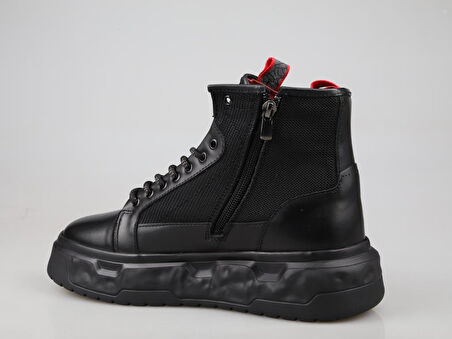 MARCOMEN 20268 Hakiki Deri Siyah Erkek Bot