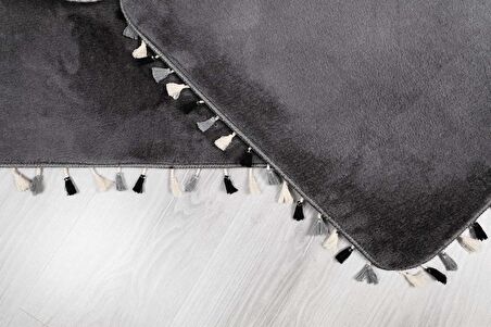 My Evilla Modern Dekoratif Multi Saçaklı Klozet Takımı 60x100