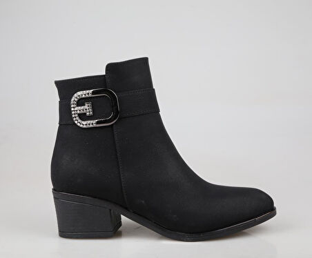 Style Star hb830 Siyah Zümrüt Kadın Bot