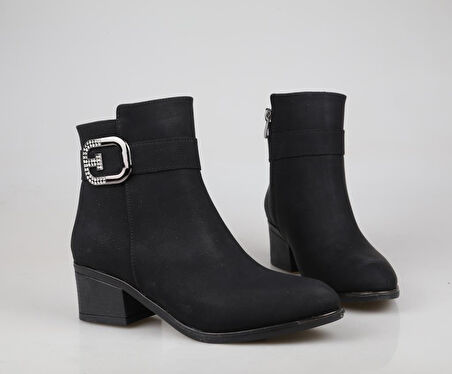 Style Star hb830 Siyah Zümrüt Kadın Bot