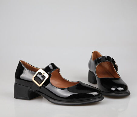 Miss Park Moda k1000/1 Loafer Siyah Kadın Babet