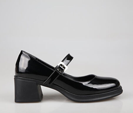 Miss Park Moda k1361/1 Loafer Siyah Kadın Babet