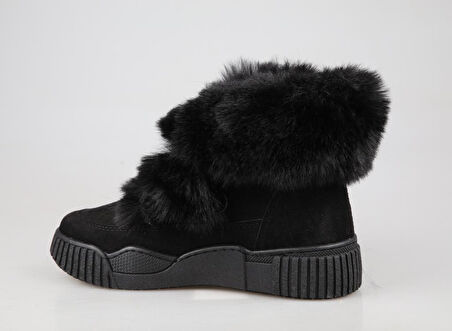 MP 242-1878 Siyah Suet Kadın Bot