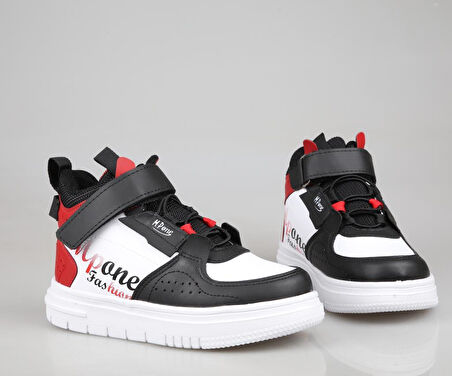 MP 251-3401 Siyah-Kırmızı Çocuk Sneakers