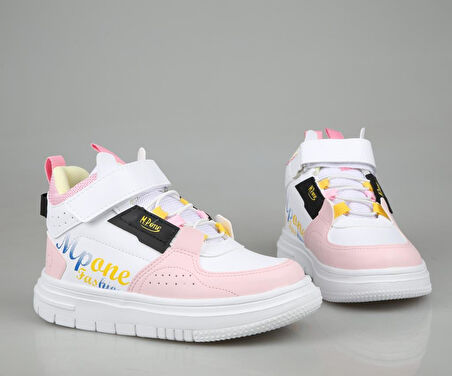 MP 251-3401 Beyaz Pembe Çocuk Sneakers