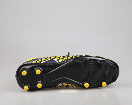 Cool Pele Çoraplı Krampon Siyah Sarı Çocuk Halı Saha Ayakkabısı