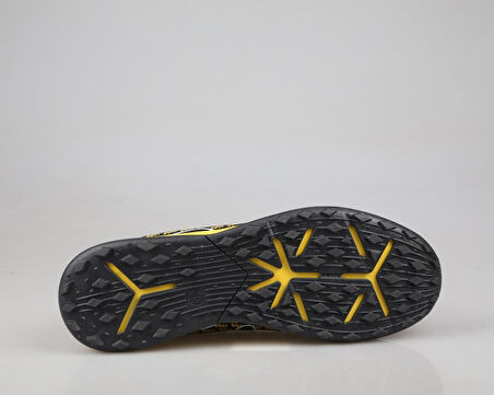 Cool Pele Çoraplı Siyah Sarı Çocuk Halı Saha Ayakkabısı