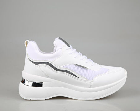 Marka Sesi 327 Beyaz Kadın Sneakers