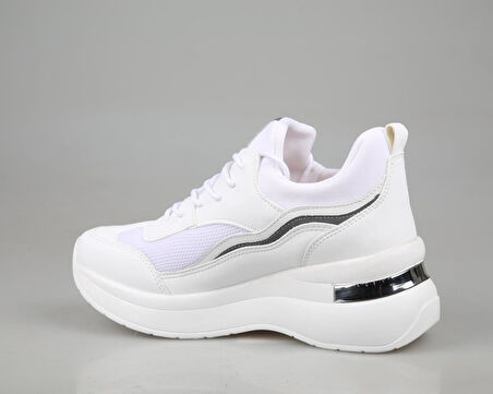 Marka Sesi 327 Beyaz Kadın Sneakers