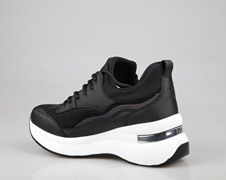 Marka Sesi 339 Siyah-Beyaz Kadın Sneakers