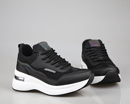 Marka Sesi 339 Siyah-Beyaz Kadın Sneakers