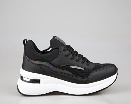 Marka Sesi 339 Siyah-Beyaz Kadın Sneakers