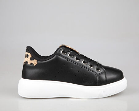 Marka Sesi 341 Siyah-Beyaz Kadın Sneakers