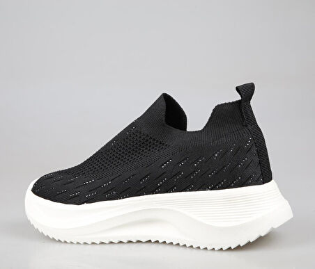 Style Star 707 Siyah-Beyaz Kadın Sneakers