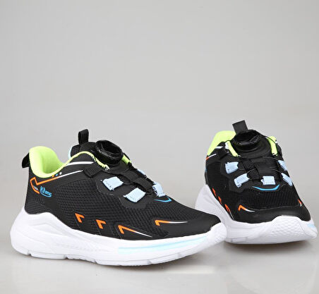 MP 251-3411 Siyah Yeşil Çocuk Sneakers