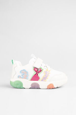 Vicco Number Beyaz Yeşil Çocuk Sneakers