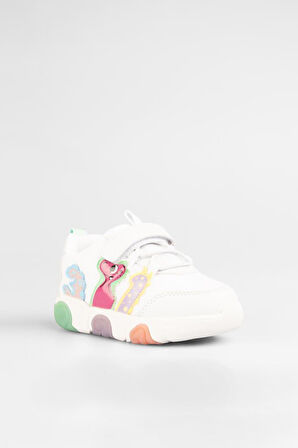 Vicco Number Beyaz Yeşil Çocuk Sneakers