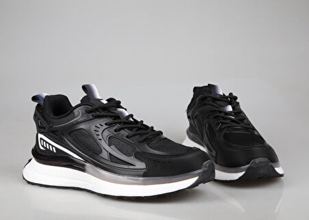 Pierre Cardin PCI-10105 Siyah-Beyaz Erkek Sneakers