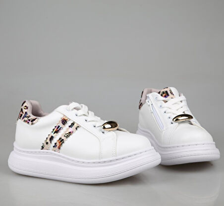 Bücür Ortopedi 104 Beyaz Çocuk Sneakers