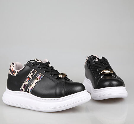 Bücür Ortopedi 104 Siyah Çocuk Sneakers