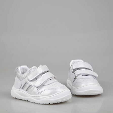 Bücür Ortopedi 251-114 Gümüş Çocuk İlkadim Ayakkabısı